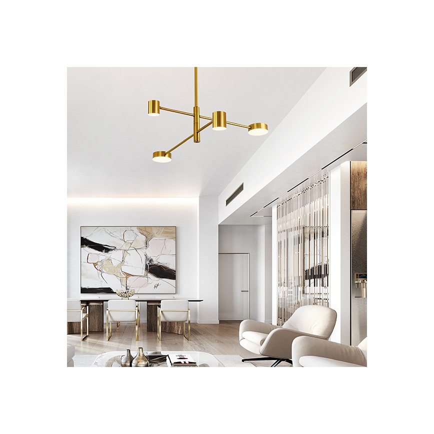 Candelabro suspenso LED LED/24W/230V 3000K dourada