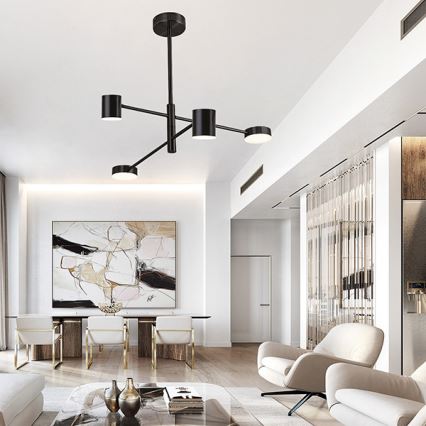 Candelabro suspenso LED LED/24W/230V 3000K preto