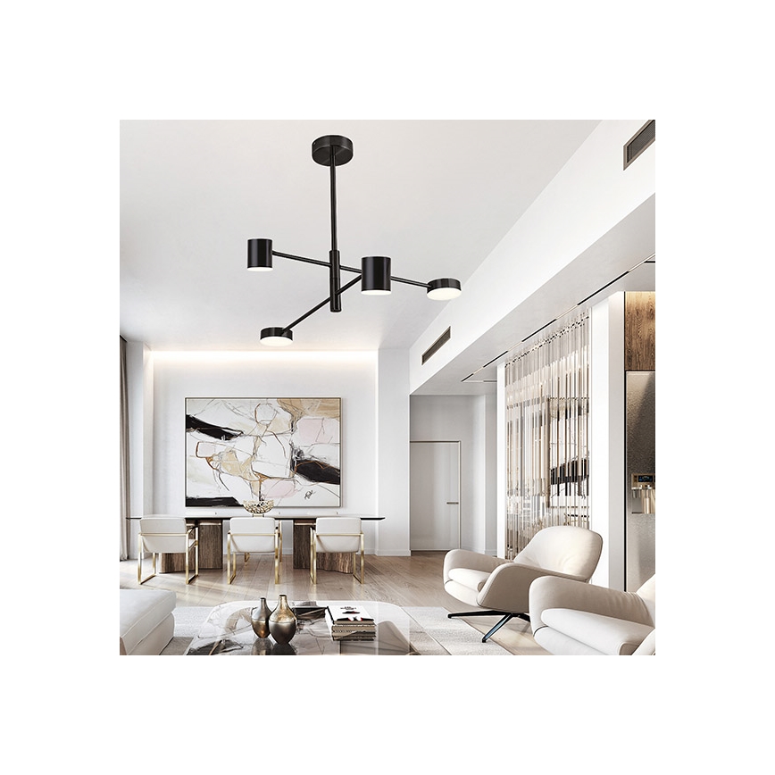 Candelabro suspenso LED LED/24W/230V 3000K preto
