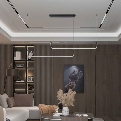 Candelabro suspenso LED LED/24W/230V 4000K preto
