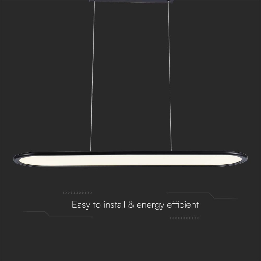 Candelabro suspenso LED LED/24W/230V 4000K preto
