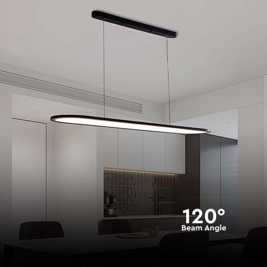 Candelabro suspenso LED LED/24W/230V 4000K preto