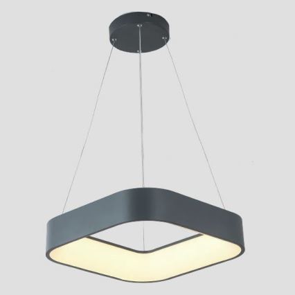 Candelabro suspenso LED LED/30W/230V 3000K 45x45 cm cinzento