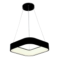 Candelabro suspenso LED LED/30W/230V 3000K 45x45 cm preto