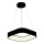 Candelabro suspenso LED LED/30W/230V 3000K 45x45 cm preto