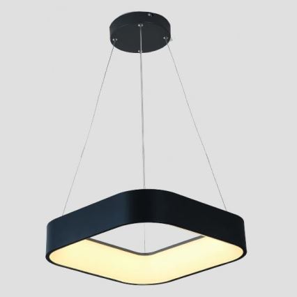 Candelabro suspenso LED LED/30W/230V 3000K 45x45 cm preto