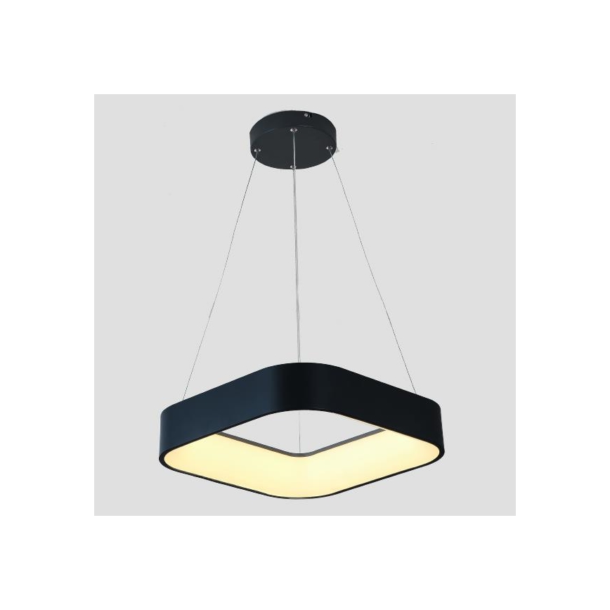 Candelabro suspenso LED LED/30W/230V 3000K 45x45 cm preto