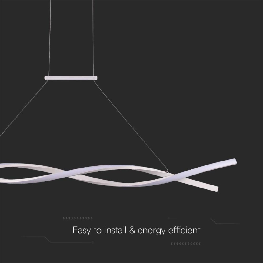 Candelabro suspenso LED LED/30W/230V 4000K branco