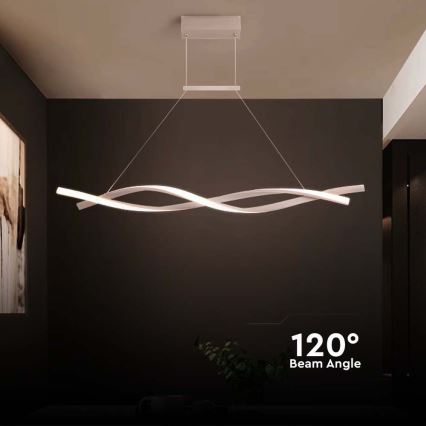 Candelabro suspenso LED LED/30W/230V 4000K branco