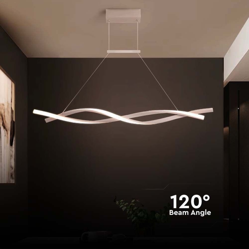 Candelabro suspenso LED LED/30W/230V 4000K branco