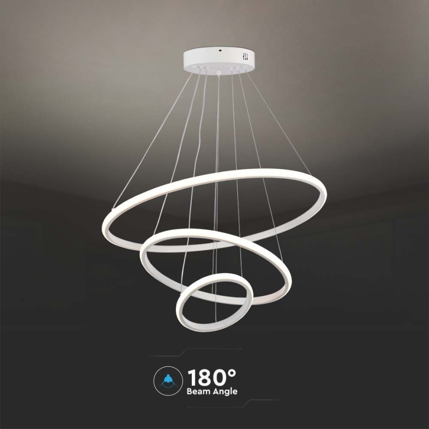 Candelabro suspenso LED LED/32W/230V 3000K branco