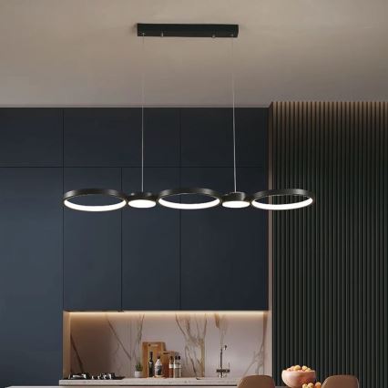 Candelabro suspenso LED LED/38W/230V 4000K preto