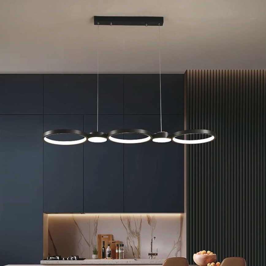Candelabro suspenso LED LED/38W/230V 4000K preto