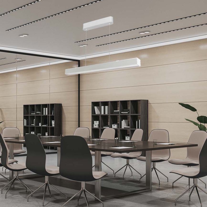 Candelabro suspenso LED LED/40W/230V 3000/4000/6400K branco