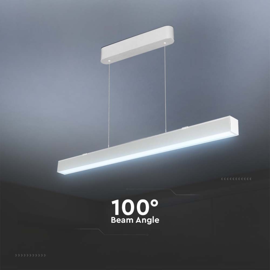 Candelabro suspenso LED LED/40W/230V 3000/4000/6400K branco