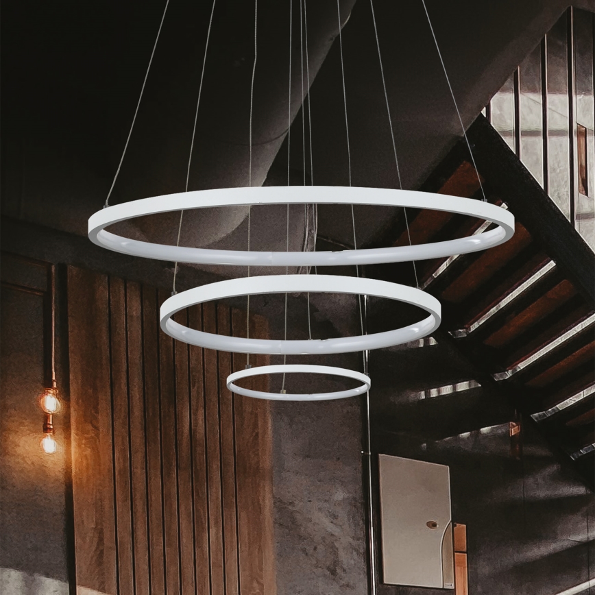 Candelabro suspenso LED LED/42W/230V 3000K branco
