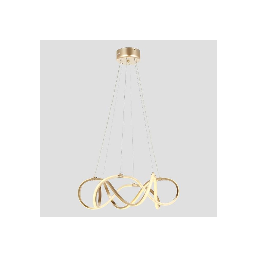 Candelabro suspenso LED LED/54W/230V 3000/4000/6000K dourada