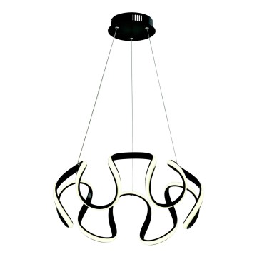Candelabro suspenso LED LED/60W/230V 3000K preto
