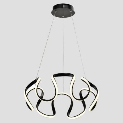 Candelabro suspenso LED LED/60W/230V 3000K preto