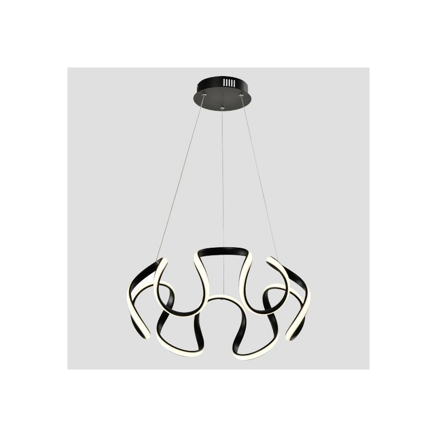 Candelabro suspenso LED LED/60W/230V 3000K preto