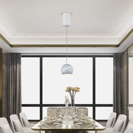 Candelabro suspenso LED LED/8,5W/230V 3000K branco