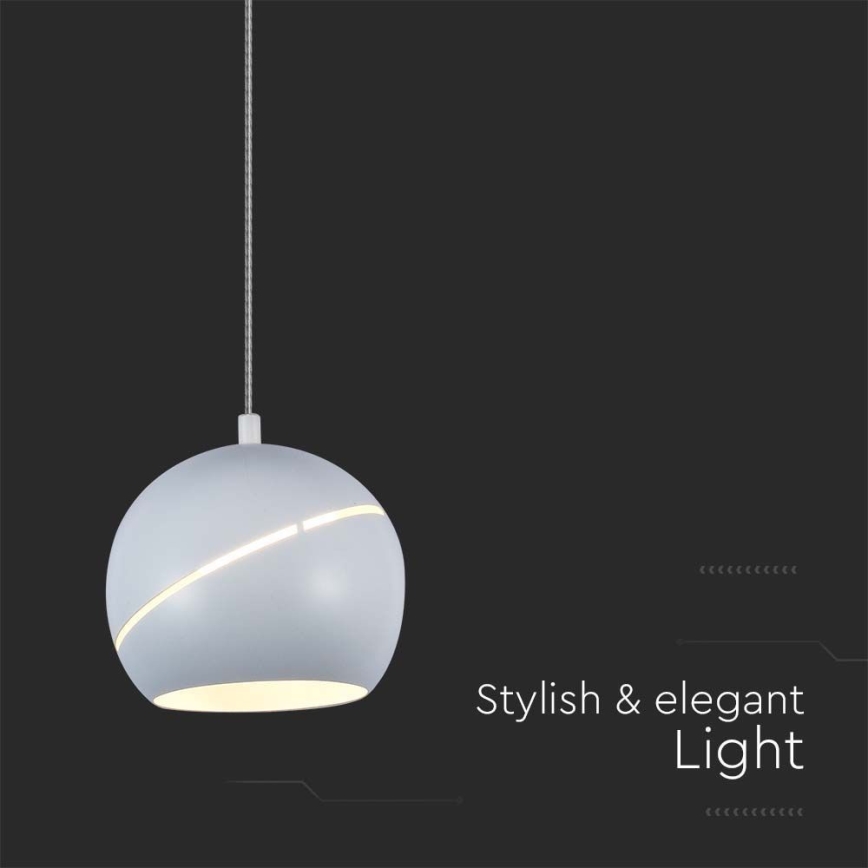 Candelabro suspenso LED LED/8,5W/230V 3000K branco