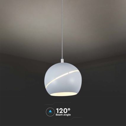 Candelabro suspenso LED LED/8,5W/230V 3000K branco