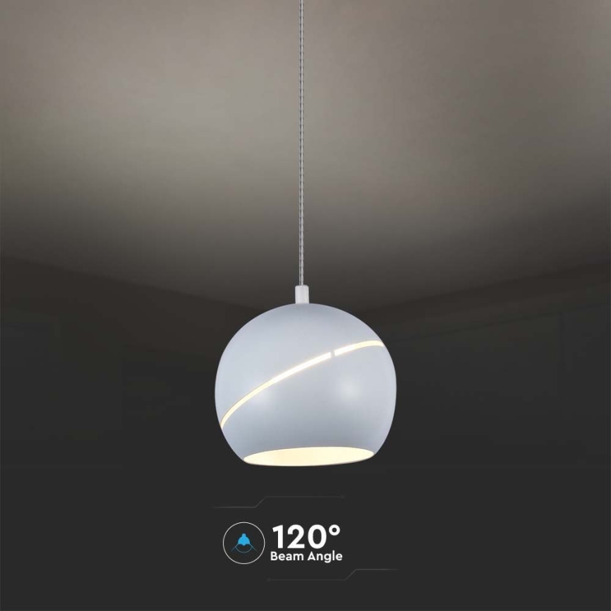 Candelabro suspenso LED LED/8,5W/230V 3000K branco
