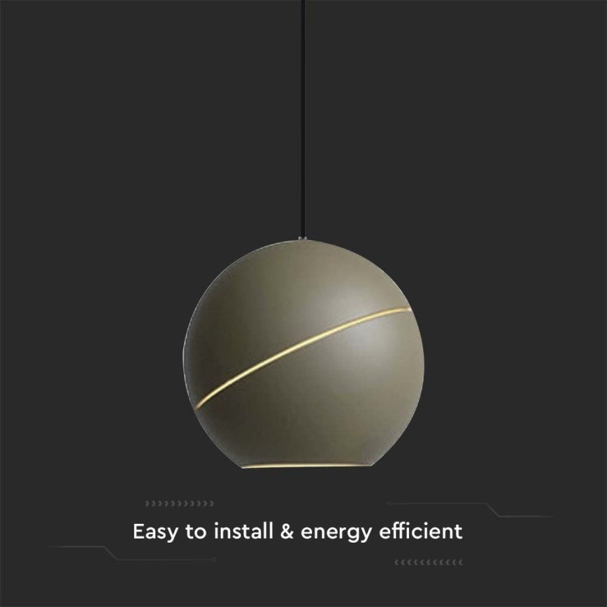 Candelabro suspenso LED LED/8,5W/230V 3000K cinzento
