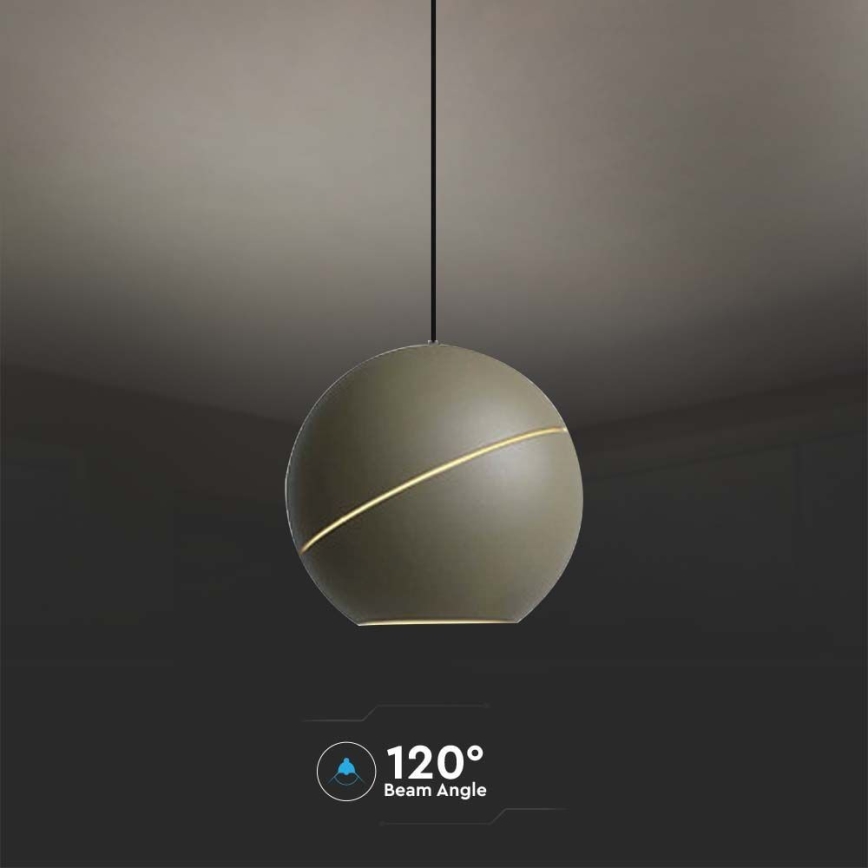 Candelabro suspenso LED LED/8,5W/230V 3000K cinzento