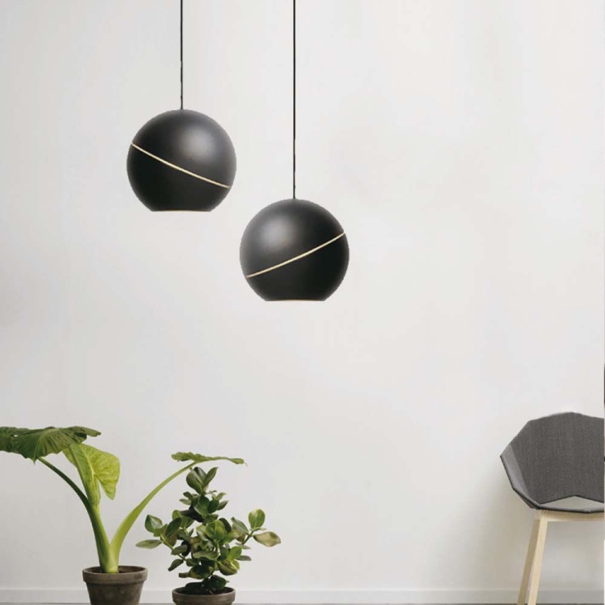Candelabro suspenso LED LED/8,5W/230V 3000K preto