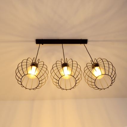 Candelabro suspenso LED MERCURE 3xE27/15W/230V