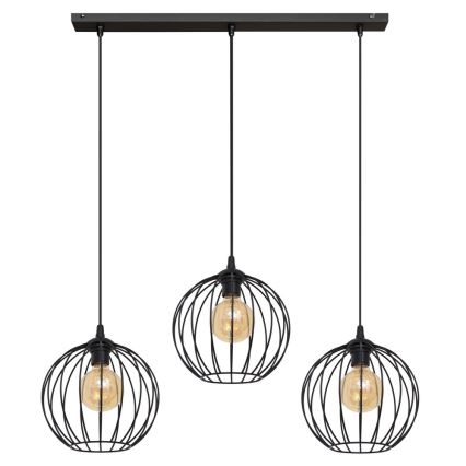 Candelabro suspenso LED MERCURE 3xE27/15W/230V