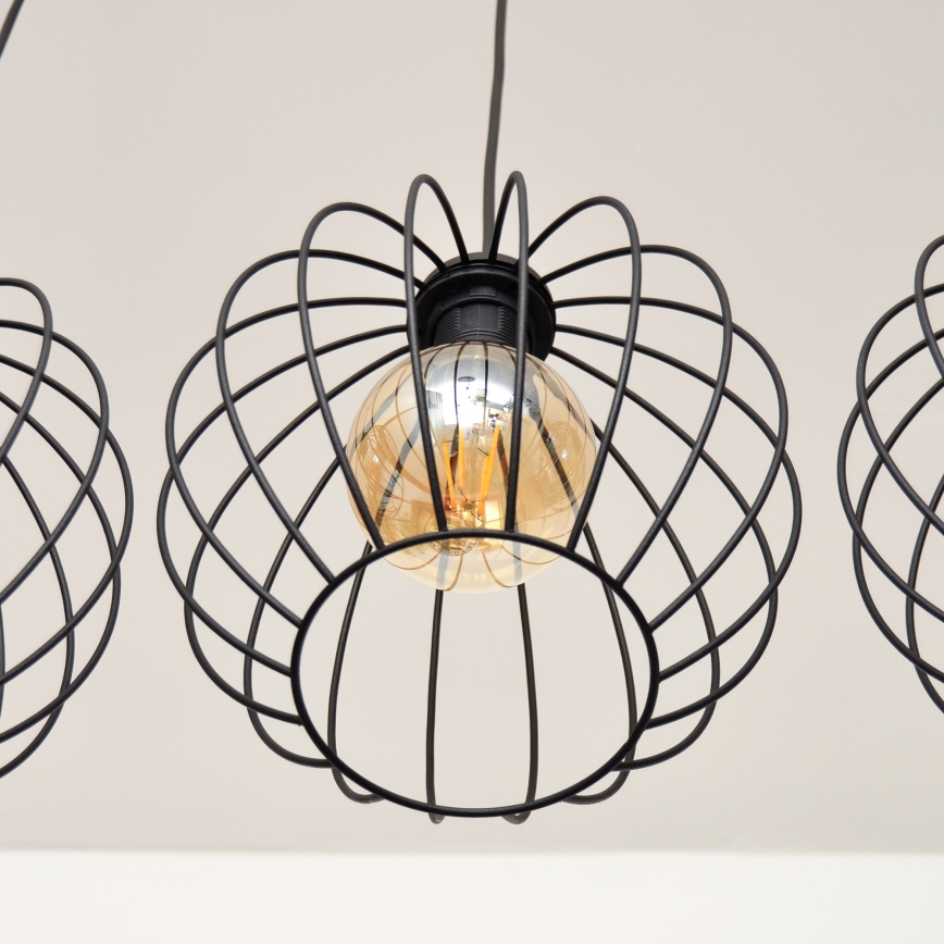 Candelabro suspenso LED MERCURE 3xE27/15W/230V