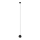Candelabro suspenso LED MIDWAY 1xGU10/4,8W/230V preto