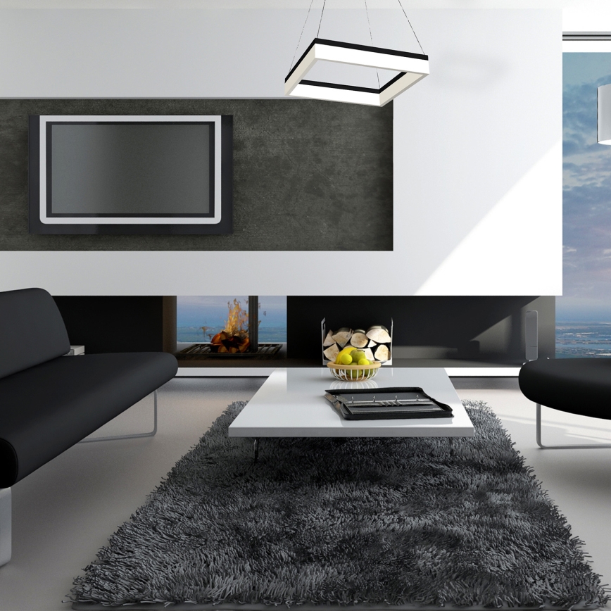Candelabro suspenso LED NERO 1xLED/32W/230V