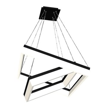 Candelabro suspenso LED NERO 2xLED/80W/230V