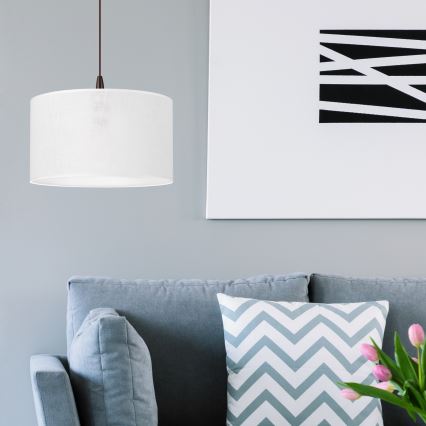 Candelabro suspenso LED NOEL 1xE27/60W/230V branco
