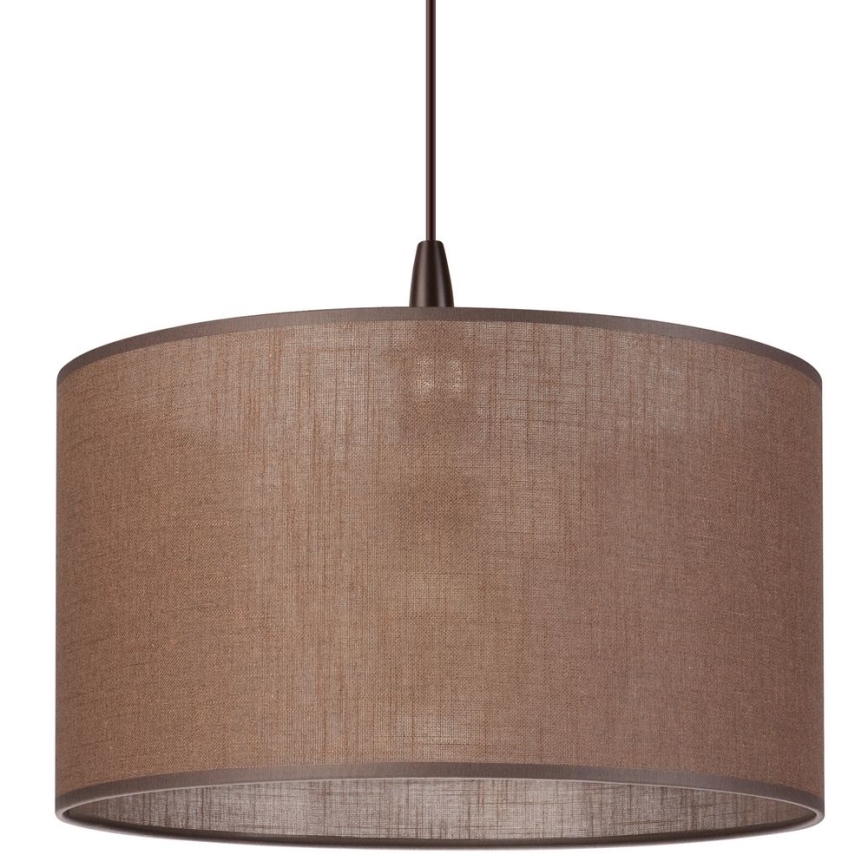 Candelabro suspenso LED NOEL 1xE27/60W/230V castanho