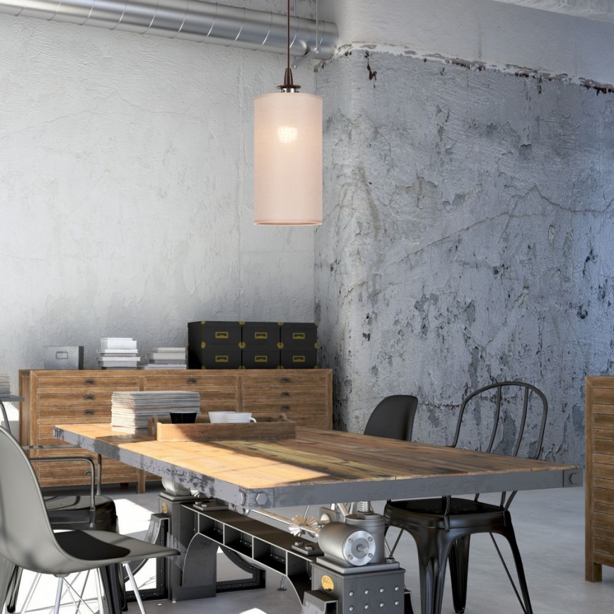 Candelabro suspenso LED NOEL MINI 1xE27/60W/230V bege