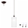 Candelabro suspenso LED NOEL MINI 1xE27/60W/230V branco