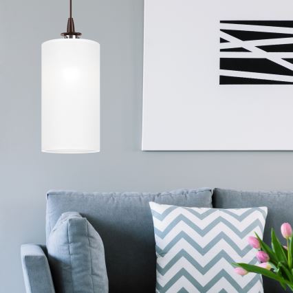 Candelabro suspenso LED NOEL MINI 1xE27/60W/230V branco