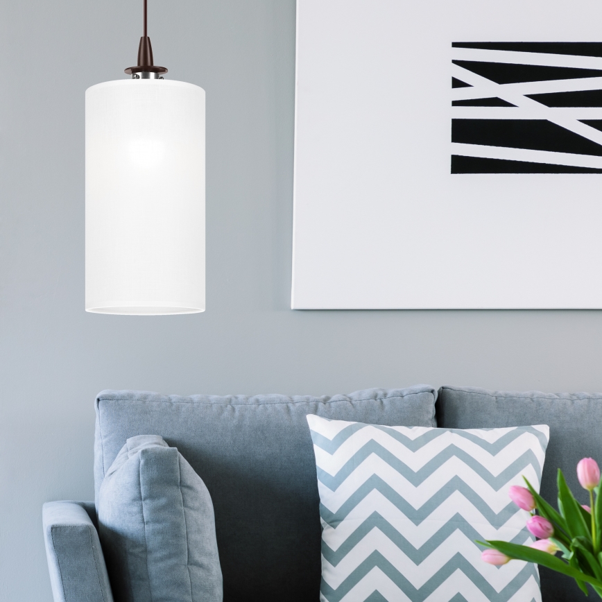 Candelabro suspenso LED NOEL MINI 1xE27/60W/230V branco