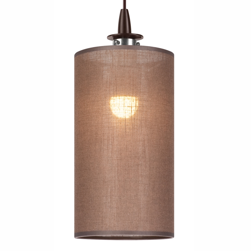 Candelabro suspenso LED NOEL MINI 1xE27/60W/230V castanho