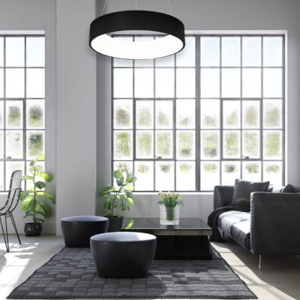 Candelabro suspenso LED OHIO BLACK LED/24W/230V