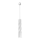 Candelabro suspenso LED para sistema de carril TRACK PENDANT LED/3W/230V branco