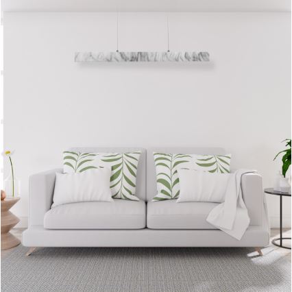 Candelabro suspenso LED PIERCE LED/18W/230V  branco/cinzento