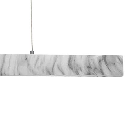 Candelabro suspenso LED PIERCE LED/18W/230V  branco/cinzento