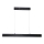 Candelabro suspenso LED PIERCE LED/18W/230V preto
