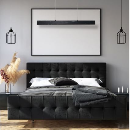 Candelabro suspenso LED PIERCE LED/18W/230V preto